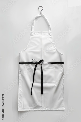 White apron mockup