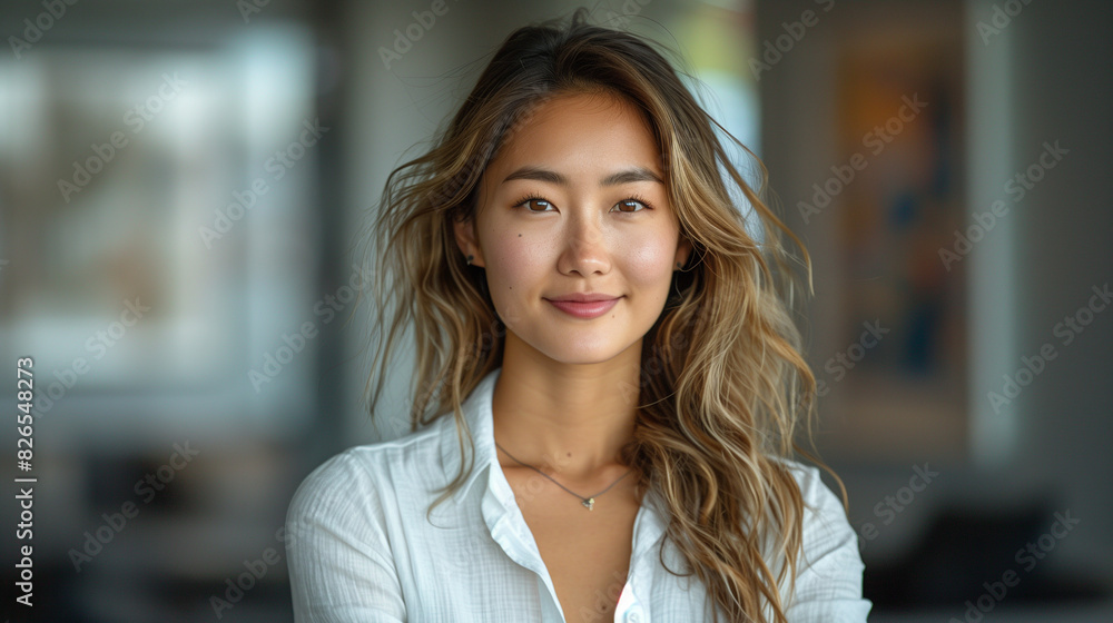 Asian Woman Portrait. Smile and Happy. Confident and beautiful Asian Woman Portrait. Smile and Happy. Confident and beautiful