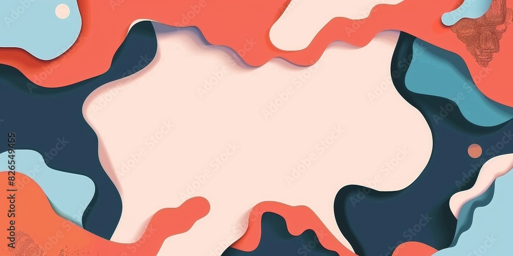 abstract empty frame in modern style abstract empty frame in modern style