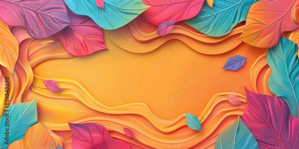 abstract empty frame in modern style