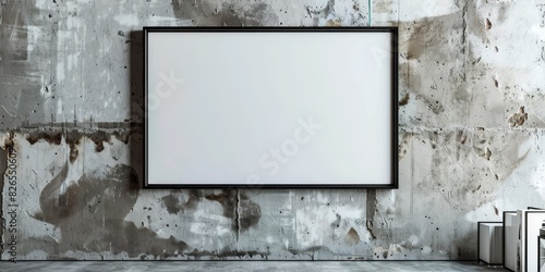 design empty frame in modern trendy style © xartproduction