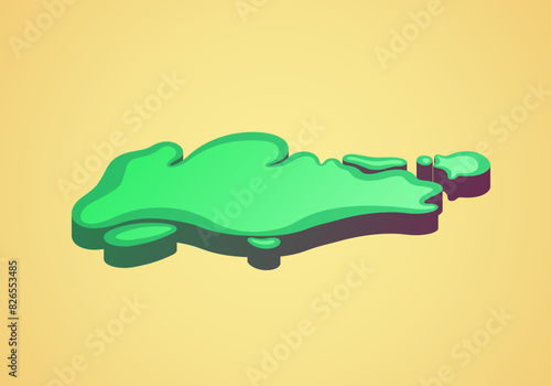 Singapore - Stylized 3D map