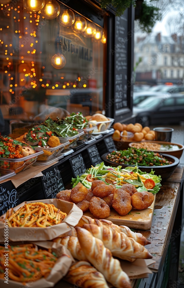 Capture the essence of French street cuisine during your travels with vibrant close up imagery Capture the essence of French street cuisine during your travels with vibrant close up imagery
