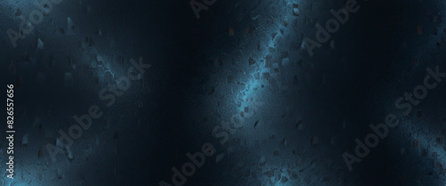 Metallic chrome texture blue color wallpaper seamless pattern