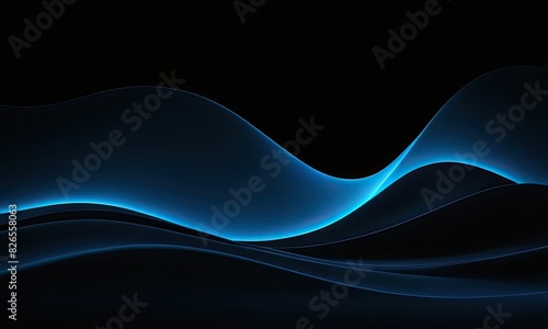blue wave luxury abstract background