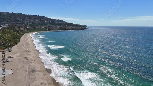 Aerial view of Redondo beach in Los Angeles - California.