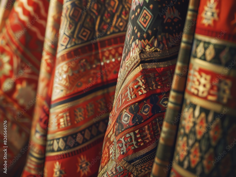 Colorful and intricate handwoven traditional Turkish carpet with Anatolian patterns and motifs. Colorful and intricate handwoven traditional Turkish carpet with Anatolian patterns and motifs.