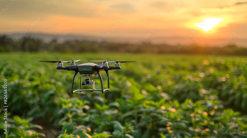 Drone Technology Revolutionizing Smart Agriculture with Precision Crop Monitoring and Sustainable Farming Practices in Rural Countryside Landscape Drone Technology Revolutionizing Smart Agriculture with Precision Crop Monitoring and Sustainable Farming Practices in Rural Countryside Landscape