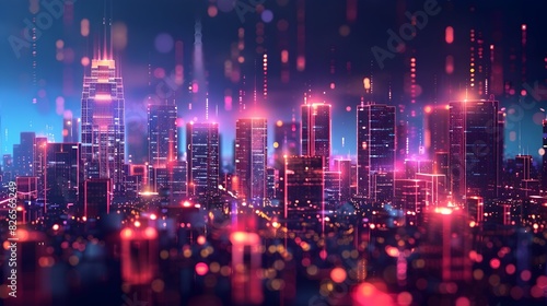 Luminous Cityscape Digital Twins of Advanced Urban Infrastructure