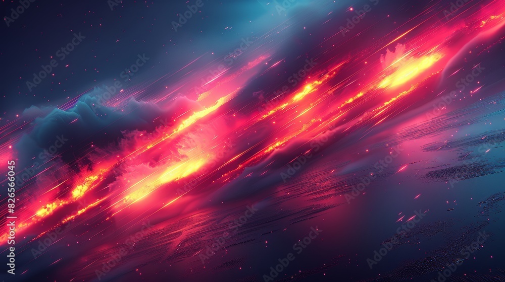 Colorful gradient fluid flow smoke in mesh colorful ink isolated dark background
