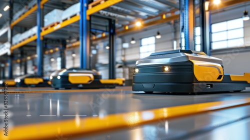 In warehouse logistics and transportation  Automated Guided Vehicles  AGVs  play a pivotal role.