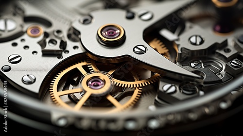 Wallpaper Mural Close-up of a mechanical gears in swiss watch. Torontodigital.ca