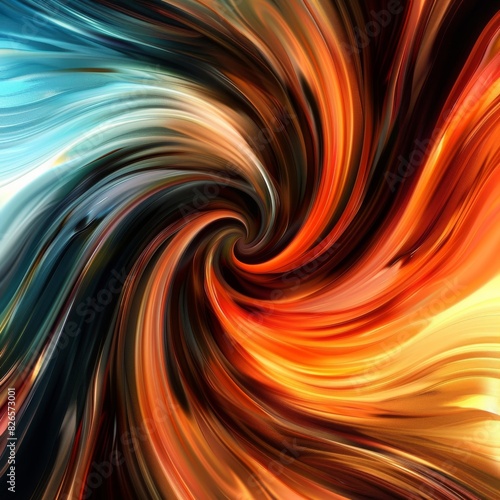 Dynamic abstract background with swirling colors and shapes, perfect for energetic themes