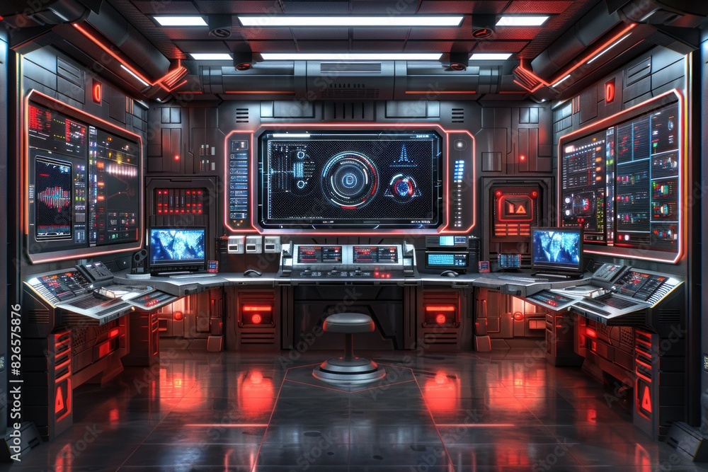 A room containing numerous computer monitors arranged closely together A room containing numerous computer monitors arranged closely together