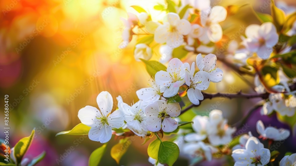 Close Up of Beautiful Colorful Spring Blossom Close Up of Beautiful Colorful Spring Blossom