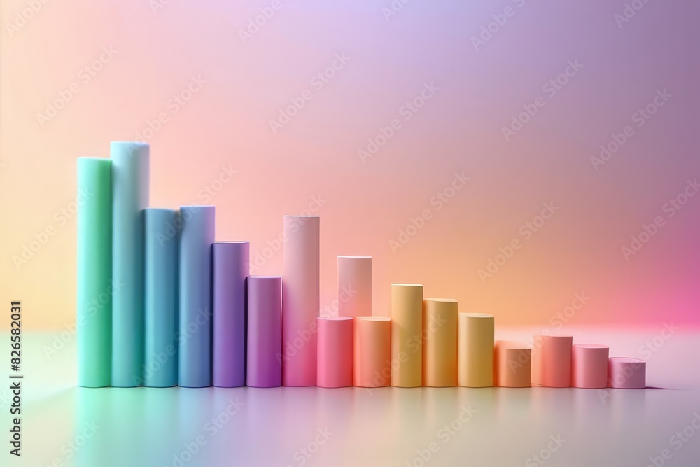 3D trading chart, prices on the stock exchange, the state of the economy, income and expenses. 3D trading chart, prices on the stock exchange, the state of the economy, income and expenses.