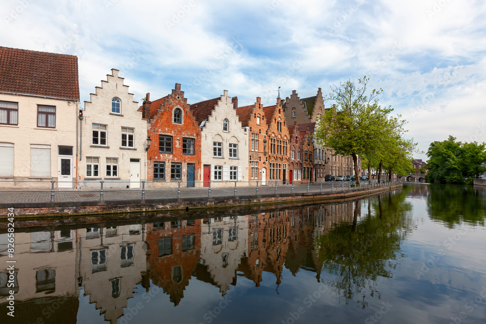 Obraz premium old towns in the Flemish country