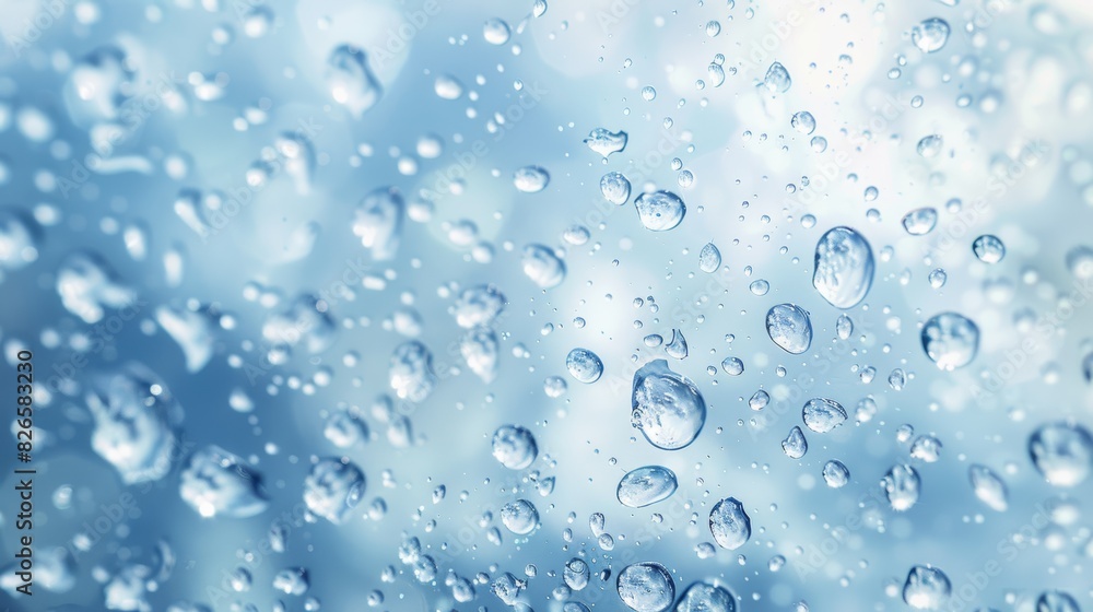 A close-up of storm clouds with raindrops glistening like diamonds, capturing the beauty of nature's fury.