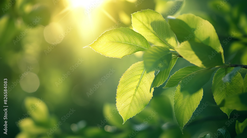 A leafy green tree with a bright sun shining on it A leafy green tree with a bright sun shining on it