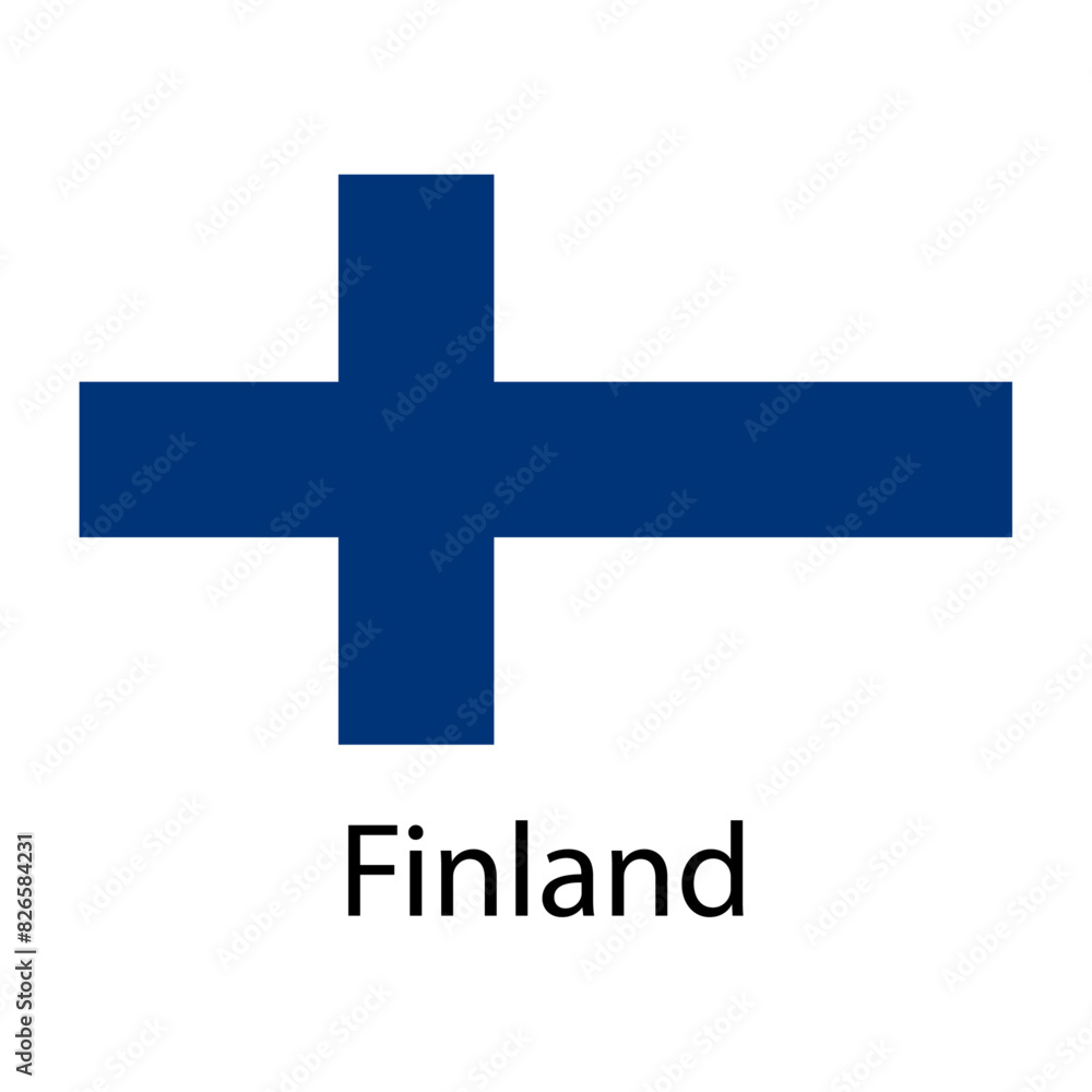 Fototapeta premium Flag of Finland 11:18