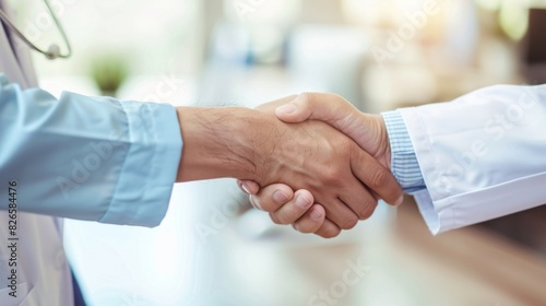 The Professional Handshake of Agreement