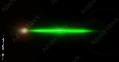 Light flare moving overlay asset in black. Long arm shining lens flare light leak realistic for a montage visual title beat animation. Creative spotlight sparkles abstract flash.