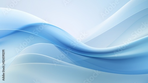 abstract blue waves technology background. © Shades3d