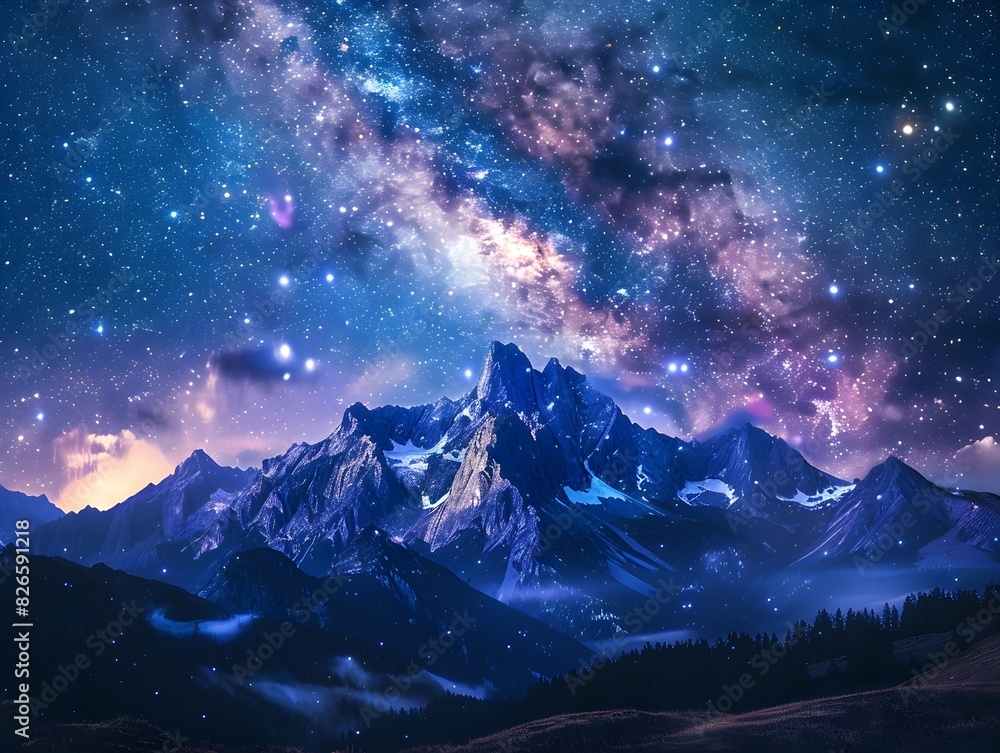 Majestic Celestial Landscape Preserving the Pristine Beauty of Nature s Wilderness Majestic Celestial Landscape Preserving the Pristine Beauty of Nature s Wilderness