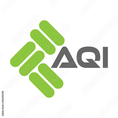 AQI letter logo vector design, AQI simple and modern logo. AQI luxurious alphabet design