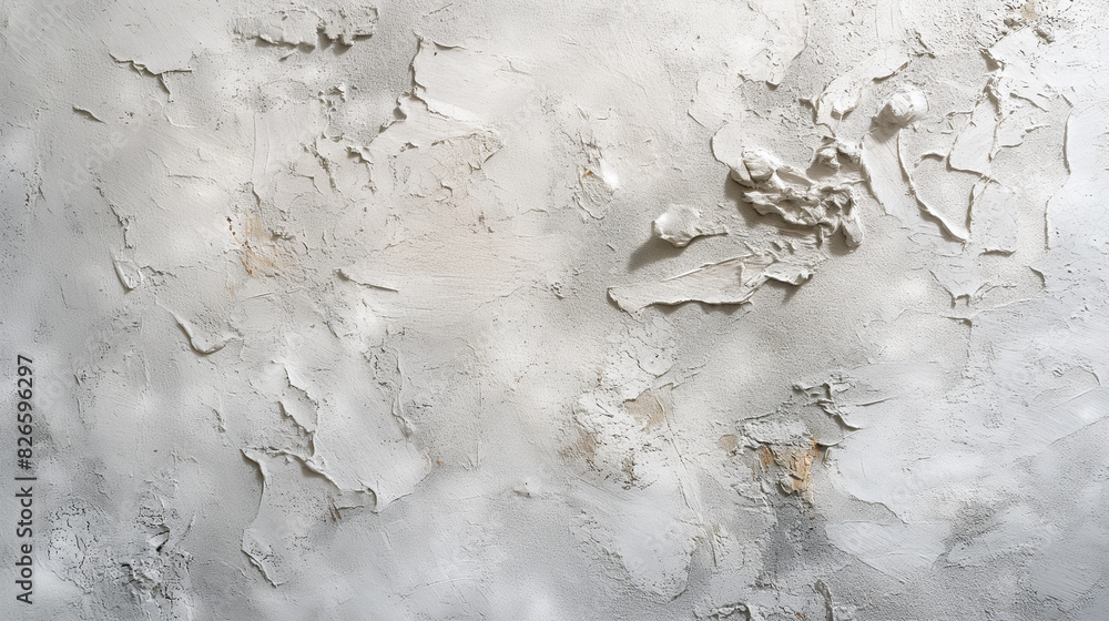 Fototapeta premium The wall is cracked and has a rough texture