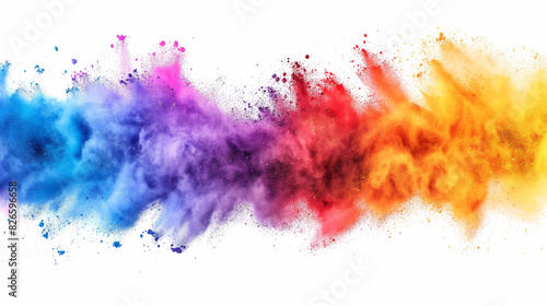 Wallpaper Mural A colorful explosion of paint is shown in the image Torontodigital.ca