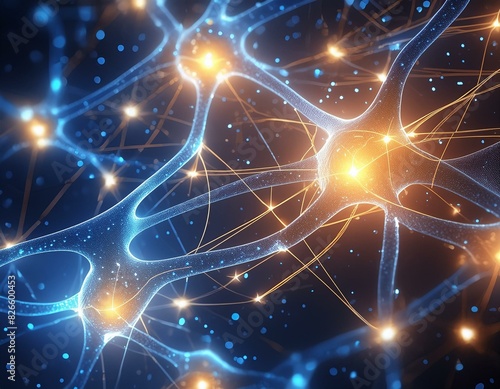 Active Neurons Network with Glowing Synapses