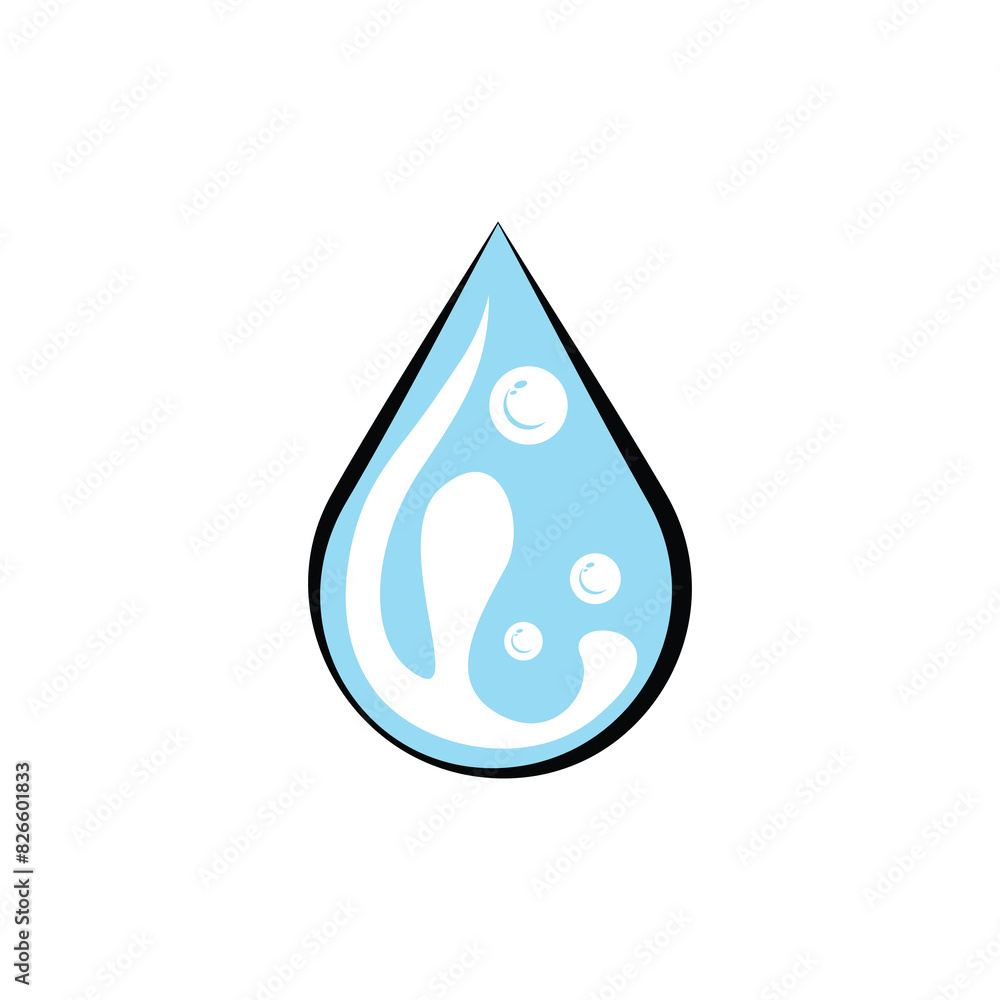 Water drop logo design, vector logo design, illustration Water drop logo design, vector logo design, illustration