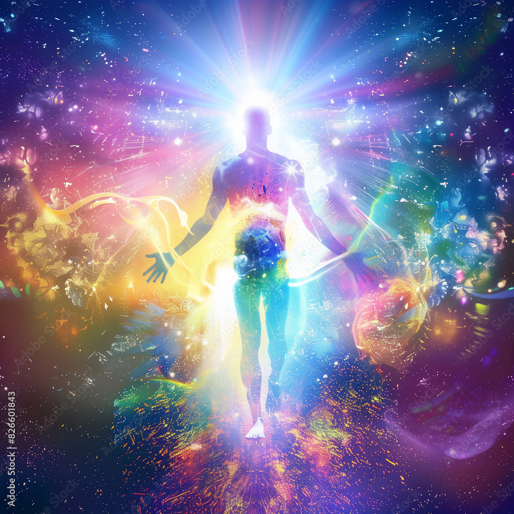 Fototapeta premium energy body, aura