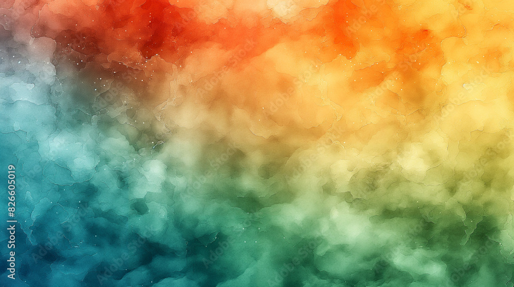 A colorful background with a blue and green swirl