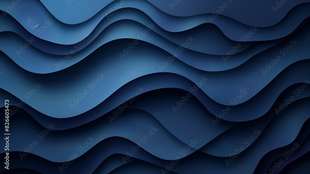 The image is a blue wave with a lot of texture The image is a blue wave with a lot of texture