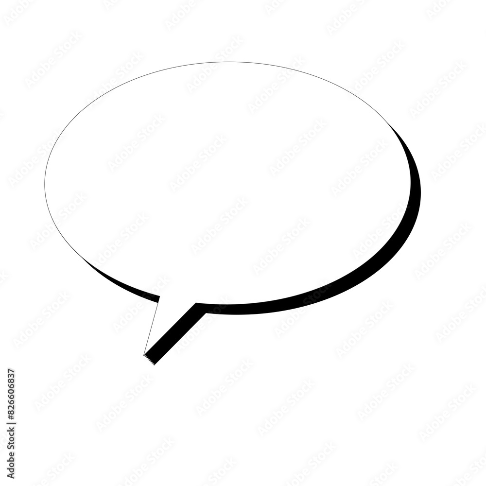 White Speech Bubble Talk Box Label White Speech Bubble Talk Box Label