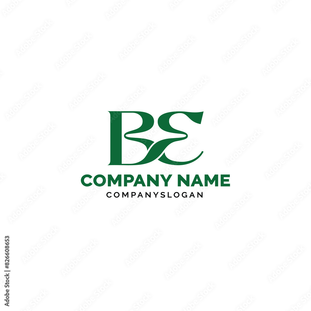 Letter BE logo design, vector logo design, illustration Letter BE logo design, vector logo design, illustration