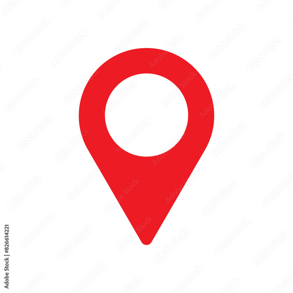 Vector location icons on a white background. Vector location icons on a white background.