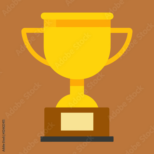 gold trophy cup logo 