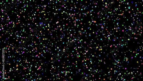 Wallpaper Mural colorful stars in the night sky universe abstract background animation Torontodigital.ca