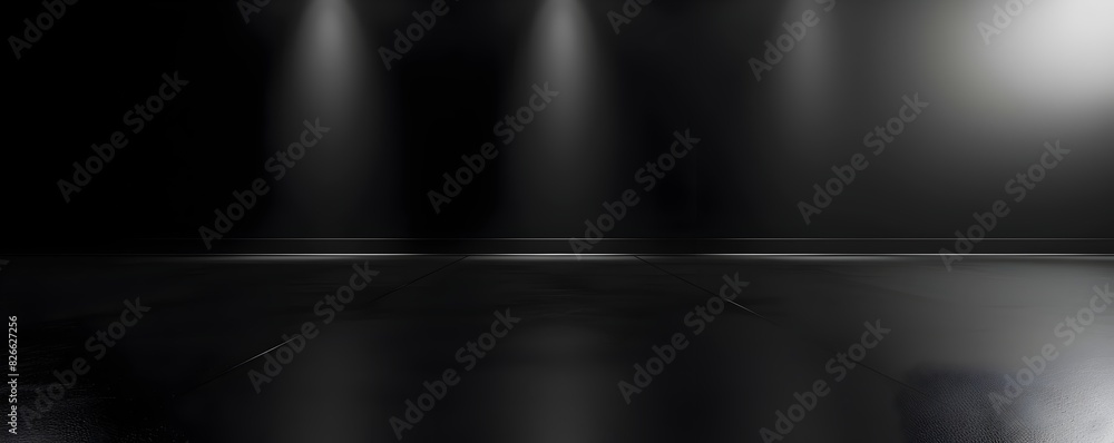 Obraz premium Sleek and Sophisticated Black Backdrop for Tech Product Presentation
