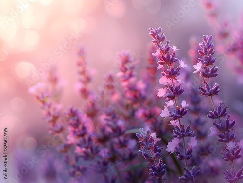 Soft Lavender Gradient Background for Wellness Branding and Product Presentation