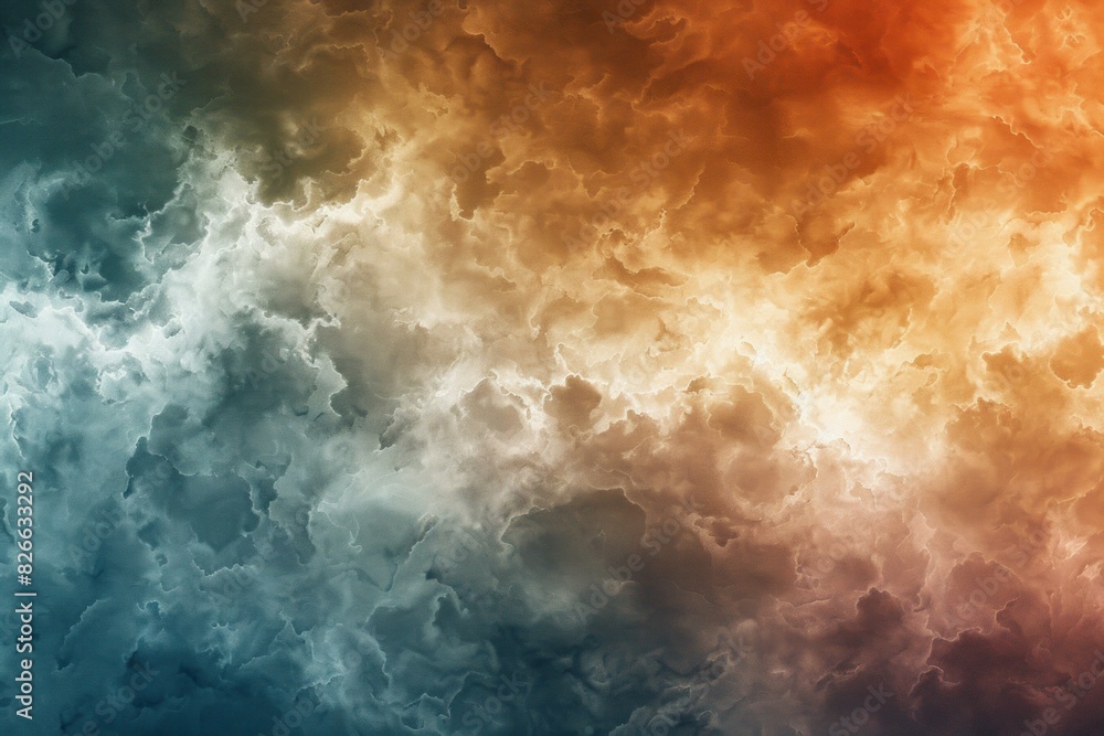 Abstract background of a vibrant sky with a dynamic contrast between warm and cool colors Abstract background of a vibrant sky with a dynamic contrast between warm and cool colors
