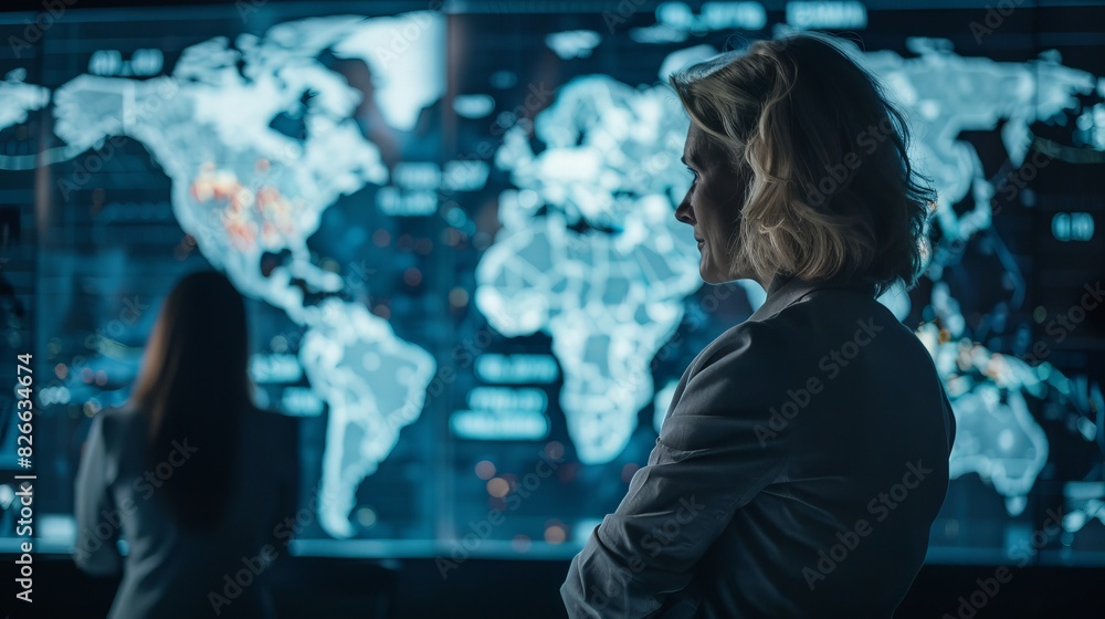 Scientists Analyzing Air Quality Data on Large Screens, Identifying Global PM 2.5 Hotspots in Urgent Research Meeting. Scientists Analyzing Air Quality Data on Large Screens, Identifying Global PM 2.5 Hotspots in Urgent Research Meeting.