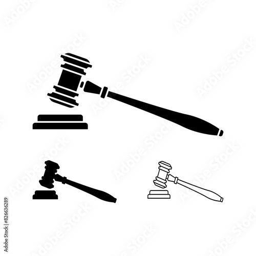 Judge gavel icon