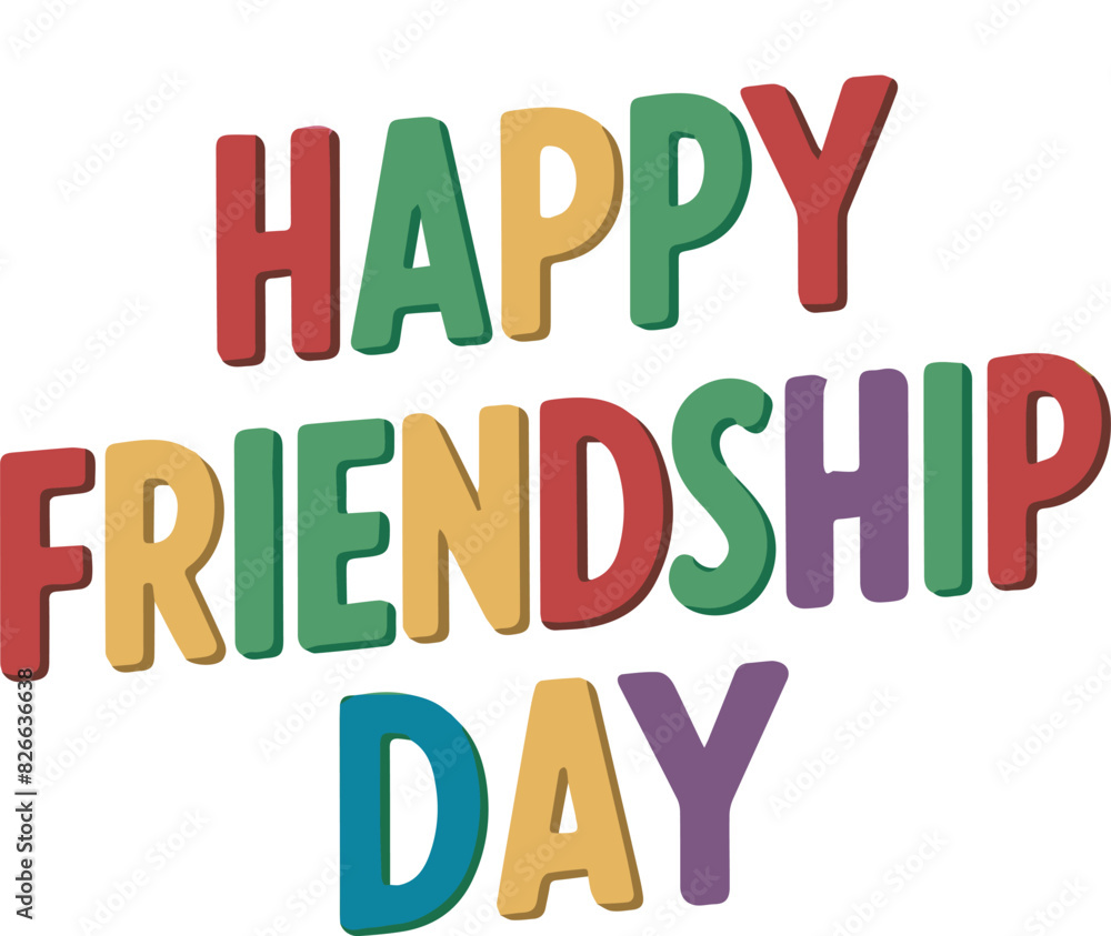 International Friendship Day Vector Illustration International Friendship Day Vector Illustration