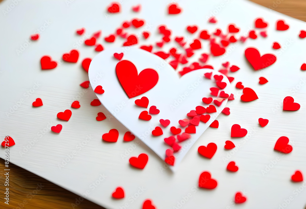 RED HEART IN THE WOODEN BACKGROUND RED HEART IN THE WOODEN BACKGROUND
