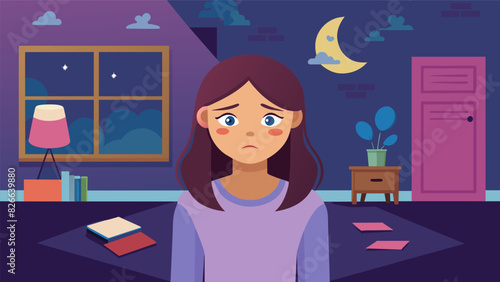 The room is filled with emotion as a teenage girl tells her story of finding redemption and forgiveness after a mistake that almost destroyed her.. Vector illustration