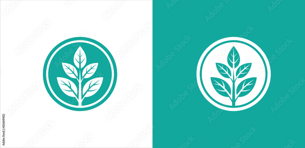 Nature logo with green color can be used as symbols, brand identity, company logo, icons, or others. Nature logo with green color can be used as symbols, brand identity, company logo, icons, or others.